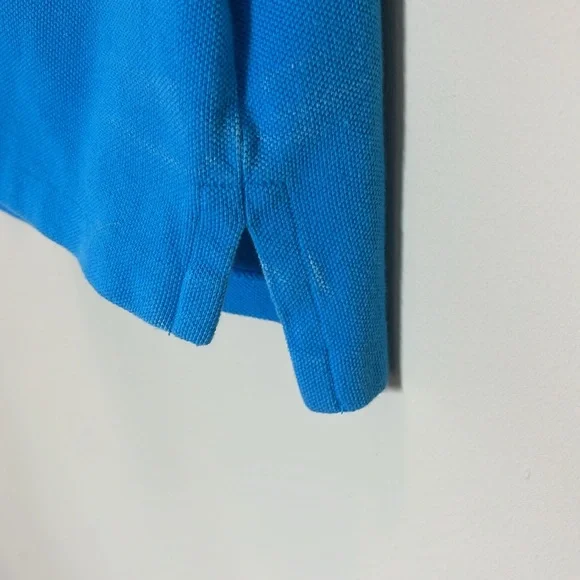POLO by Ralph Lauren Blue with Pink Pony Slim Fit Short Sleeve Size XL - Picture 5 of 7
